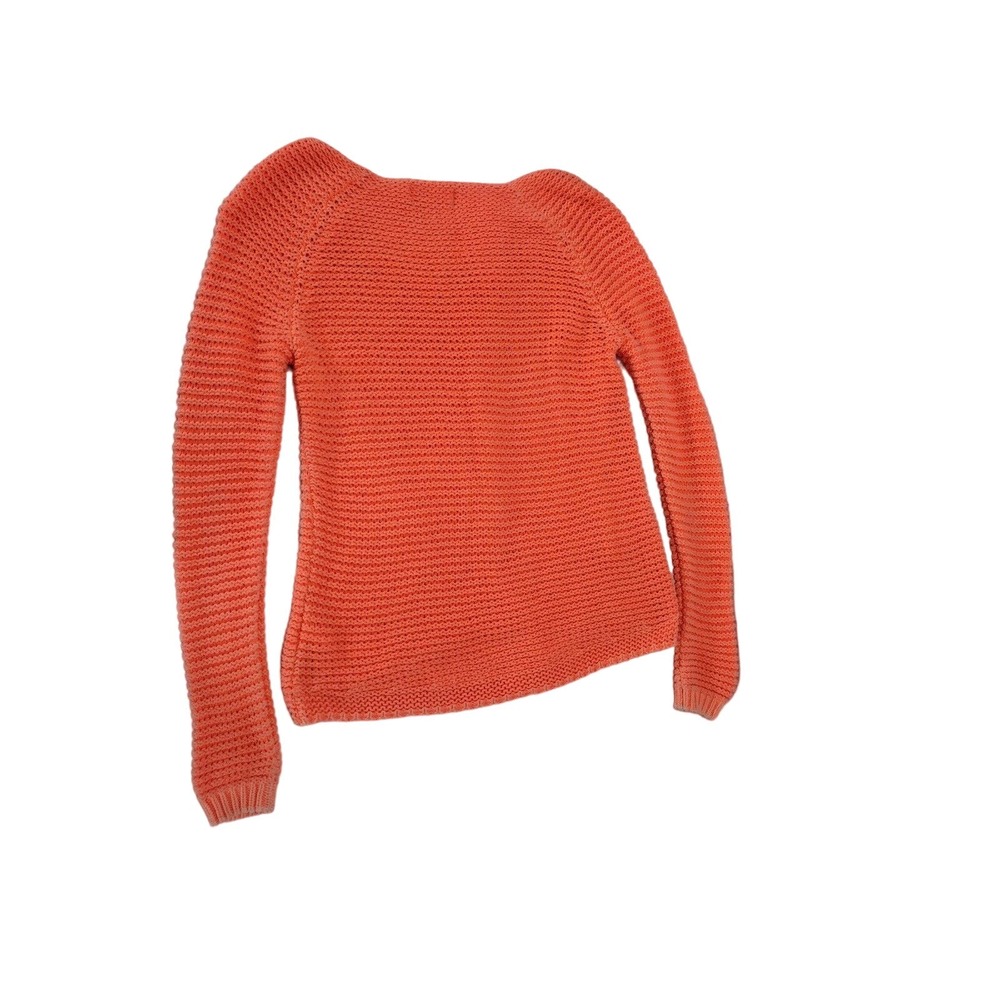 Hollister Coral Orange Knit Sweater Size S - Picture 2 of 10
